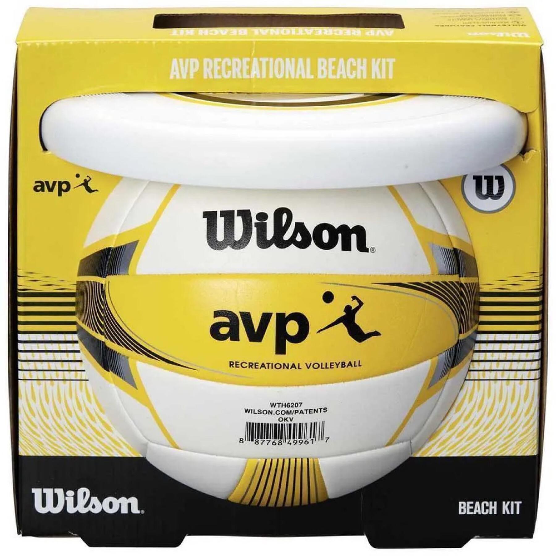 Kit per il beach volley Wilson AVP (Ballon + Disque)