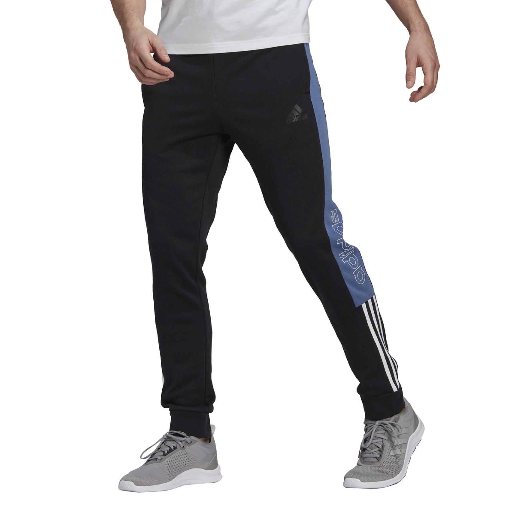 Pantaloni adidas Essentials French Terry Logo Colorblock