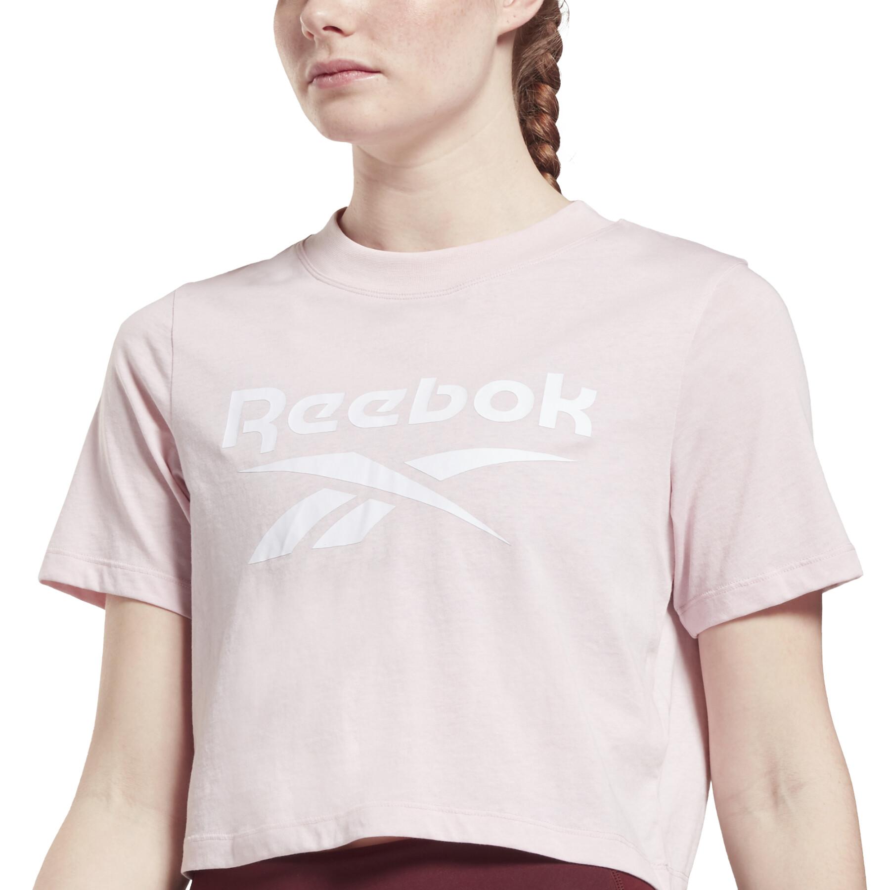 Maglietta da donna Reebok crop Identity