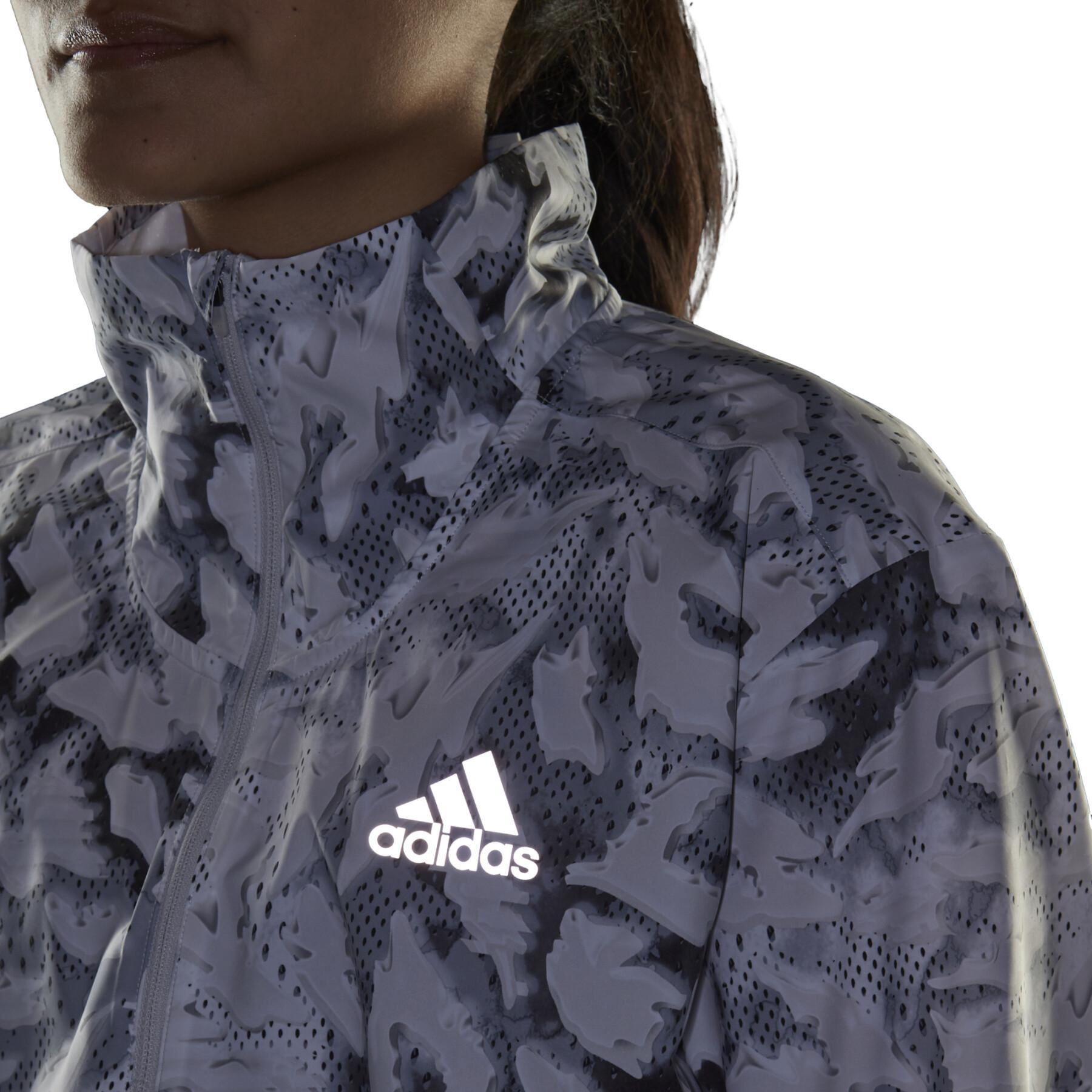 Giacca donna adidas Fast Graphic Primeblue