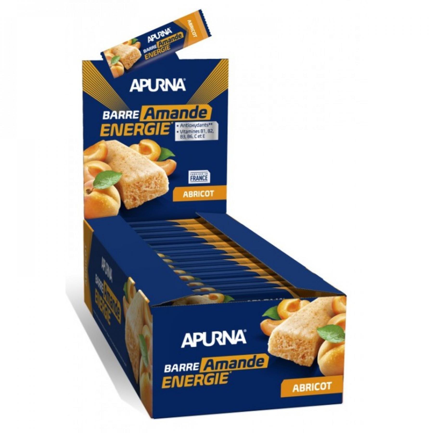 Confezione da 28 barre di fusione Apurna Abricot/Amande