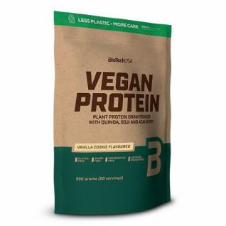 Confezione da 10 sacchetti di proteine vegane Biotech USA - 500g
