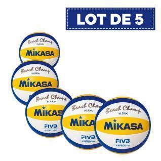 Set di 5 palloni da beach volley Mikasa VLS300
