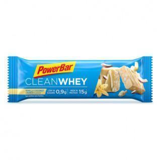 Confezione da 18 barrette PowerBar Clean Whey - Vanilla Coconut Crunch