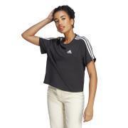 T-shirt court T-shirt da donna Adidas Essentials 3-Stripes
