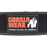 Cintura di sollevamento in pelle da 4 pollici Gorilla Wear